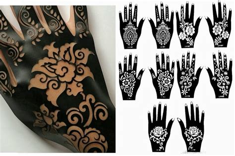 Printable Henna Stencils